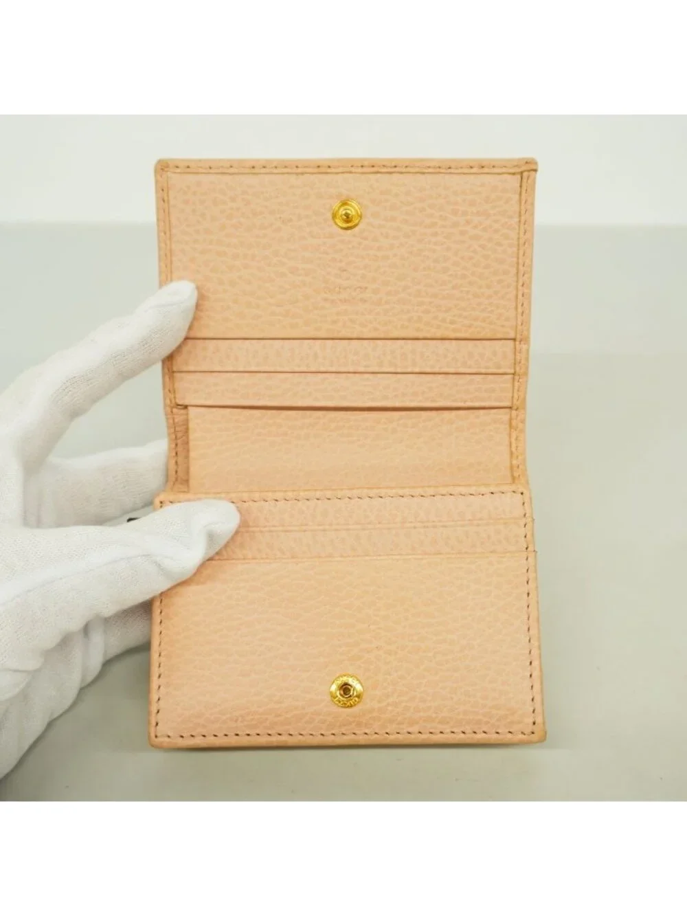 Gucci Wallet GG Marmont Leather Pink Gold